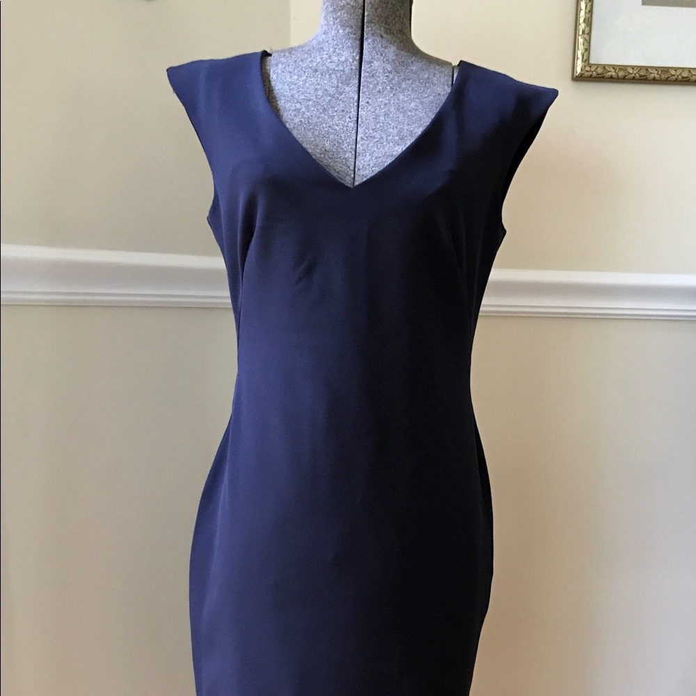 New Ann Taylor sexy navy pencil dress size 6
